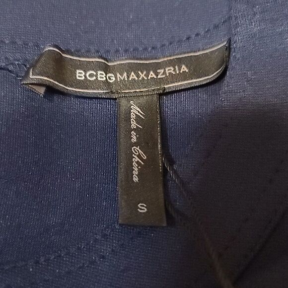 BCBG MaxAzria Blue Shift Dress Short Sleeve NEW Size Small - Picture 6 of 8